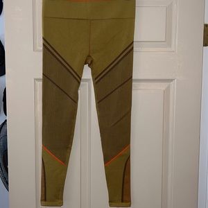 High-Waisted Seamless Jacquard Legging